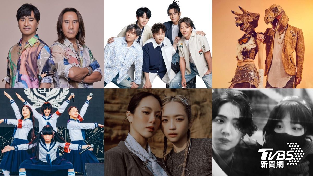 金曲36最佳演唱組合獎競爭激烈。(圖/TVBS合成、藝人臉書)