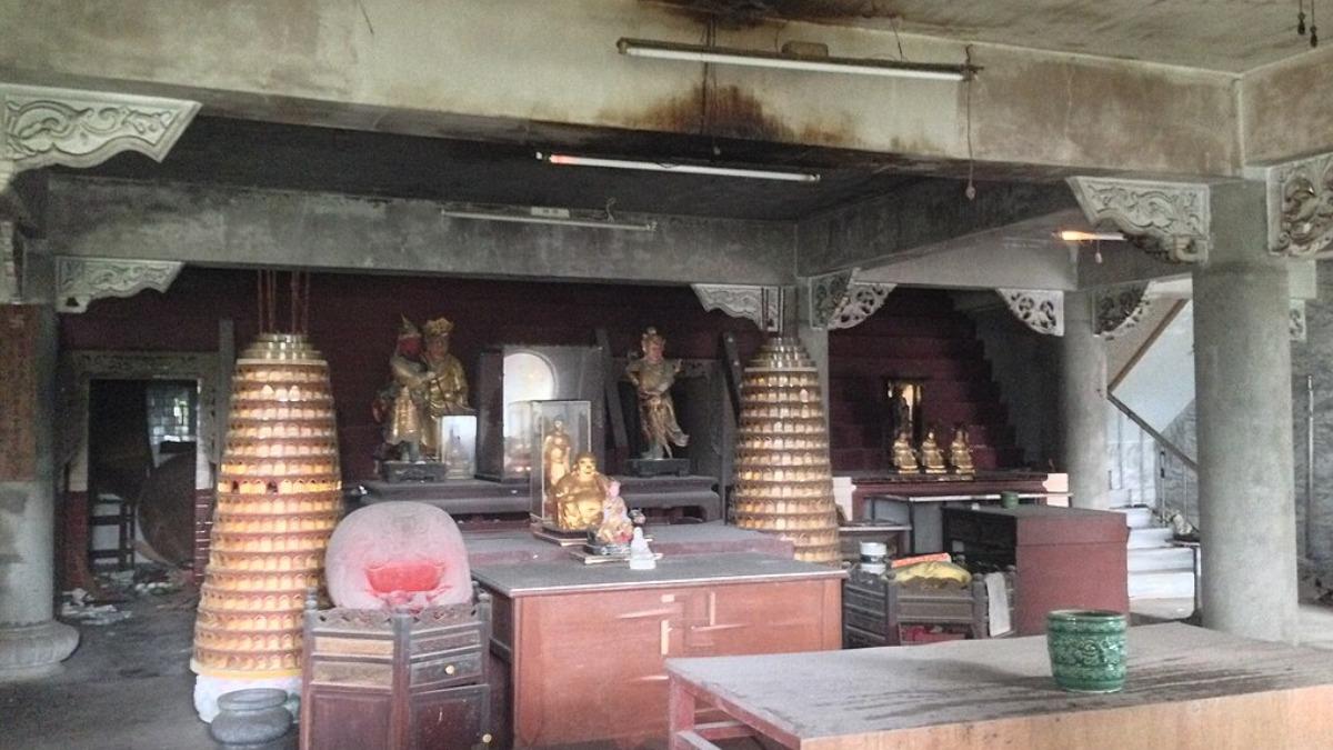 淨因寺1973年被檢舉為違建。(圖/翻攝自維基百科)