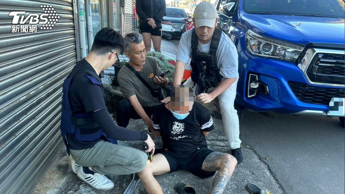 躲不下去!「5條通」要犯開車撞警、跳山坡骨折無力再逃遭逮