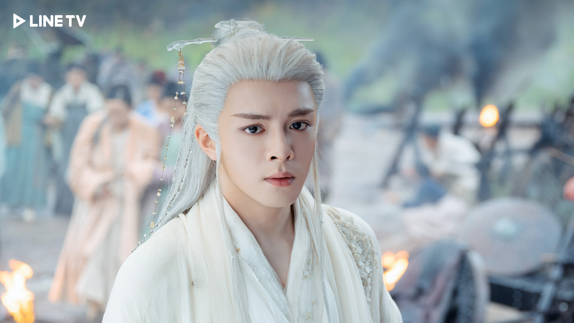 曾舜晞在《臨江仙》飾演「大成玄尊」白九思。(圖/LINE TV提供)