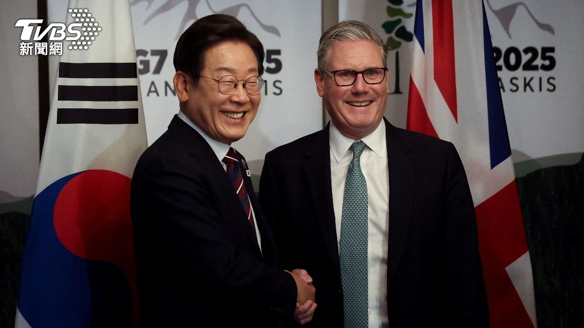尷尬!英相施凱爾G7出糗 誤把「翻譯員」當成南韓總統李在明