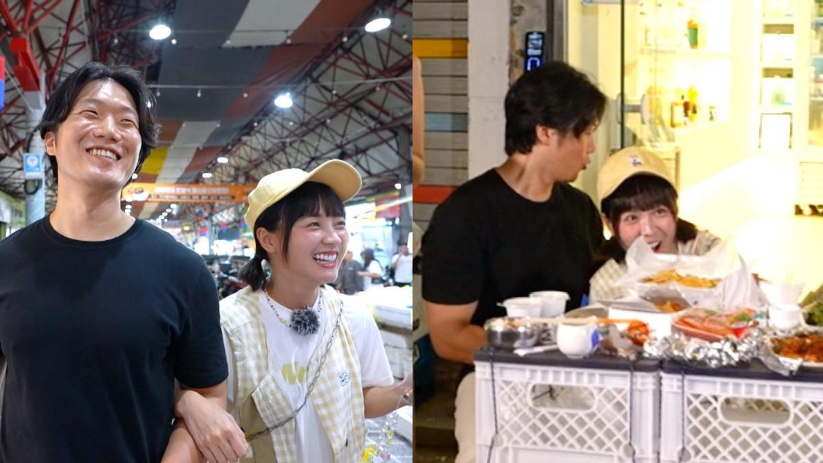不藏了!籃籃甜蜜餵食「高帥歐巴」 勾手放閃爆遇見真愛