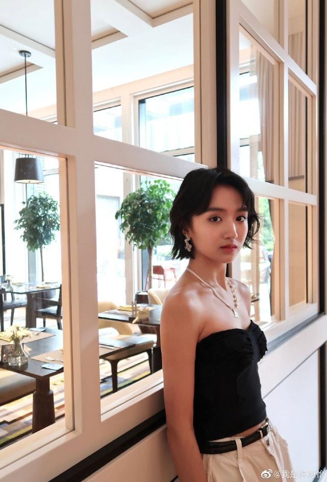 柏安妮的大女兒許恩怡,(圖/翻攝自微博@許恩怡)