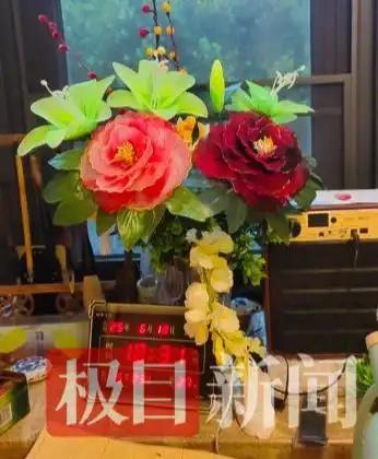張奶奶是手工能手,絲網花作品堪稱一絕。(圖/翻攝自極目新聞)