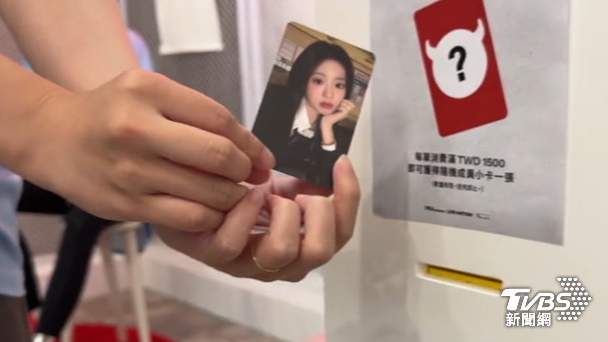 BABYMONSTER來台開唱前一周設立快閃店。(圖/TVBS)