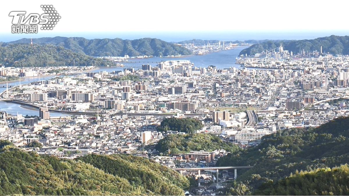 高知市直面太平洋,南海海槽地震恐掀16m巨浪。(圖/陳宥翔攝)