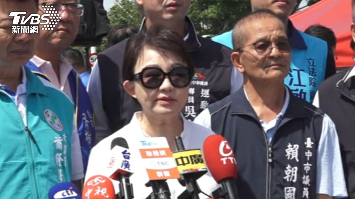 台中市長盧秀燕。(圖/TVBS)