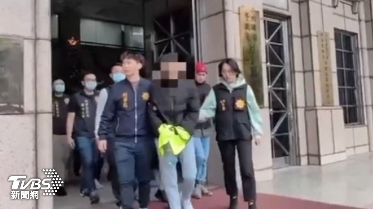 竹聯幫弘仁會陳姓幹部落網。(圖/TVBS)