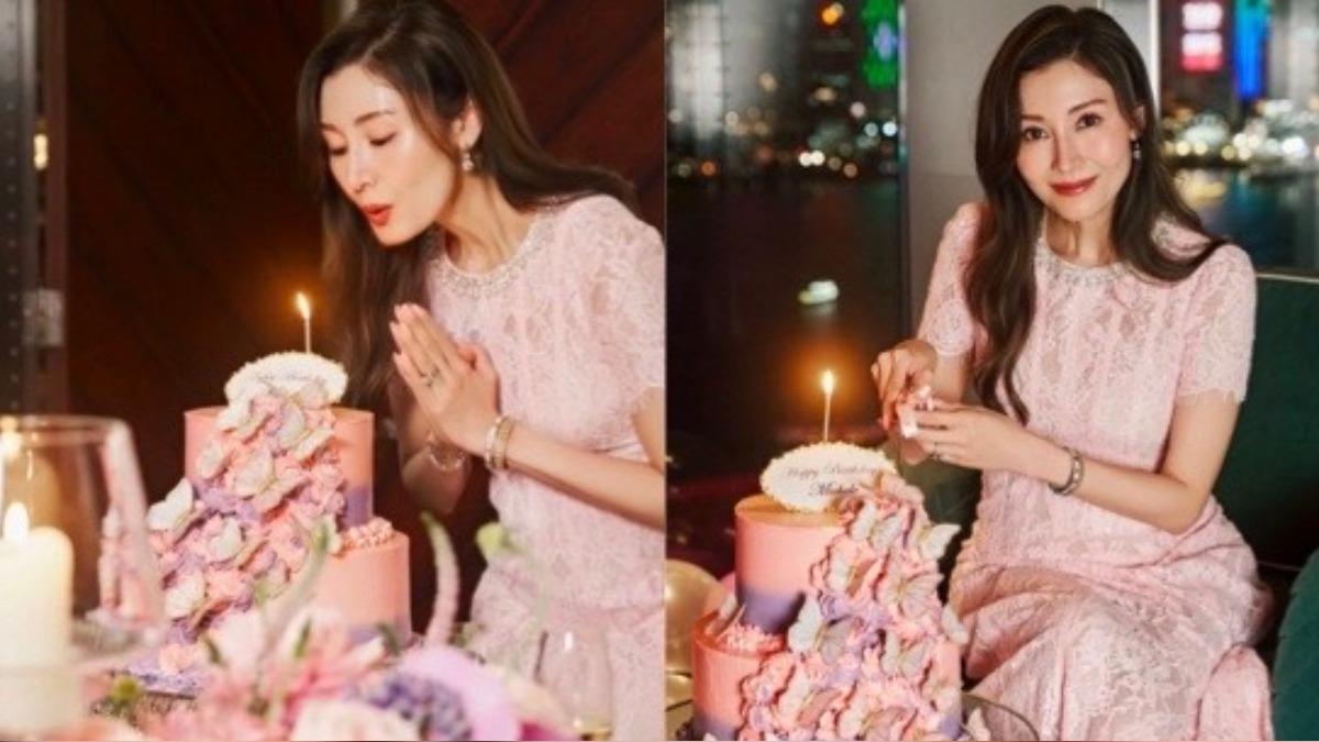 這樣55歲!李嘉欣「激深V戰服」慶生 凍齡美貌太驚人