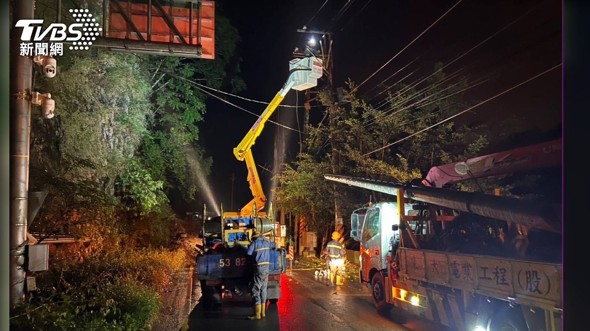 八仙山斷電急搶修 凌晨復電 園區:仍休園