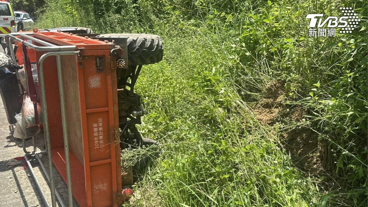 採竹筍遇死劫！74歲嬤開農用車翻覆　遭重壓身亡
