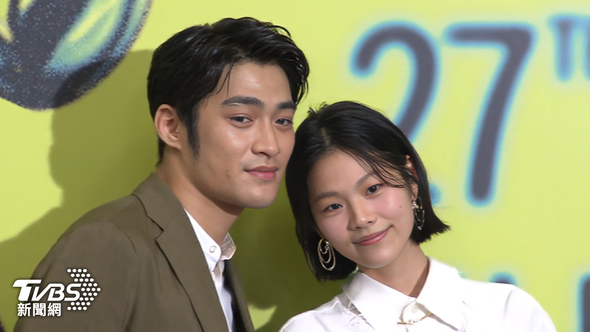 《河鰻》台北電影節辦首映會,由潘綱大及歌手柯泯薰主演。(圖/TVBS)