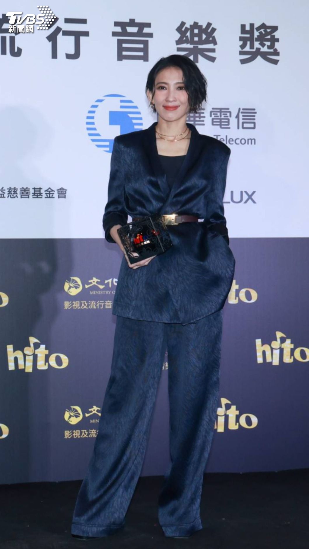 戴佩妮拿下「hito創作歌手」獎項。(圖/趙世平攝)