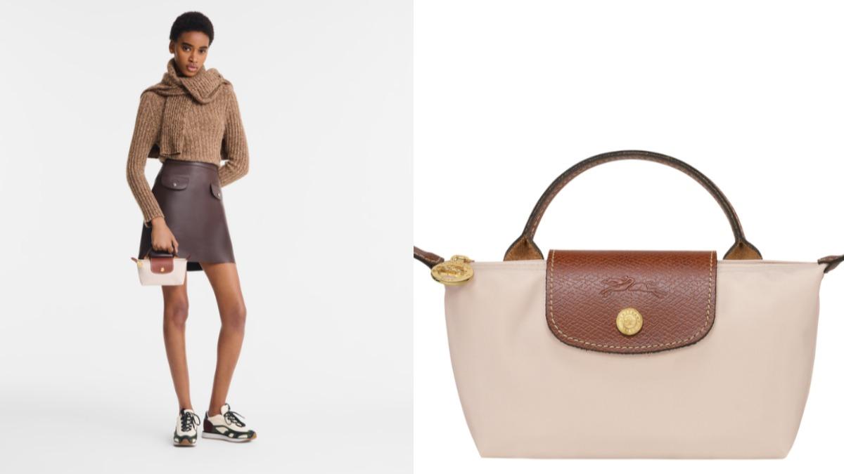 LONGCHAMP Le Pliage Original附提把的小袋子，NT.3,800。（圖／LONGCHAMP官網）