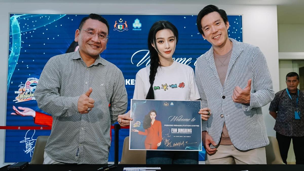 范冰冰也穿UNIQLO。(圖/翻攝自臉書「Fan Bingbing 范冰冰」粉專)