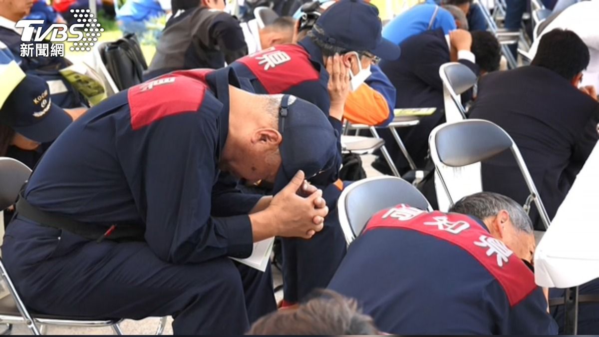 高知縣舉行1200人大規模防災訓練。(圖／陳宥翔攝)