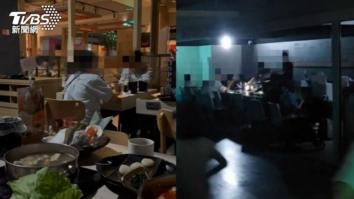 快訊/宜蘭市區大停電!新月廣場全棟停擺 民眾吃飯沒冷氣