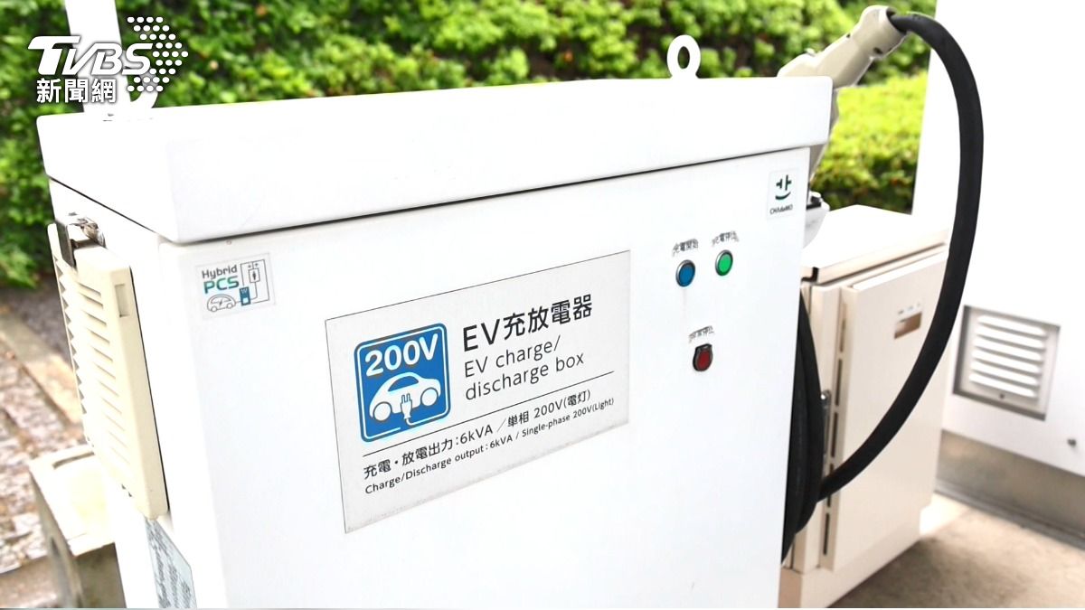 電動車的蓄電池，能在地震後，提供電梯作為緊急電源。(圖／陳宥翔攝)