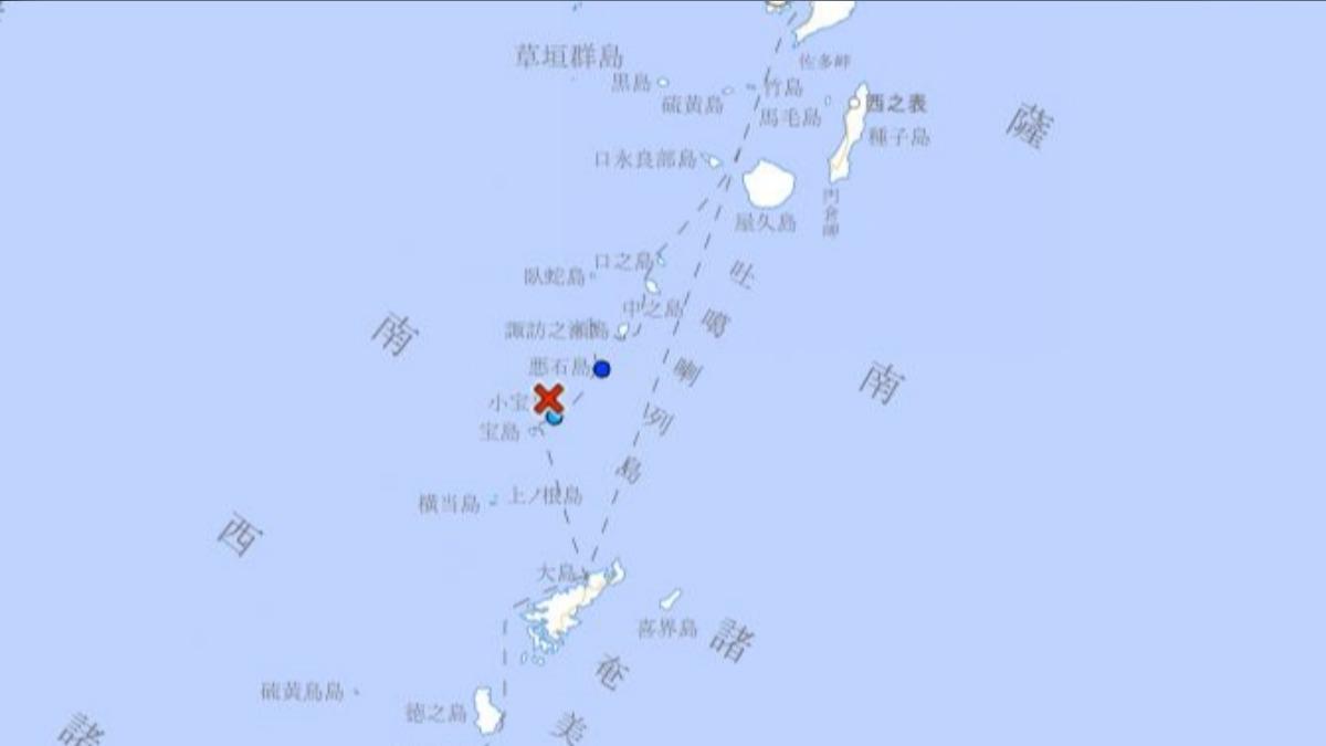 日鹿兒島外海又有規模5.2地震　「最大震度4」兩分鐘2次