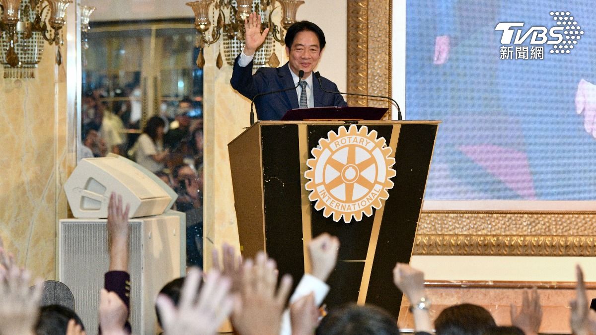 「團結國家十講」首場活動今(22)日晚間登場,賴清德以「國家」為主題發表演說。(圖/胡瑞麒攝)
