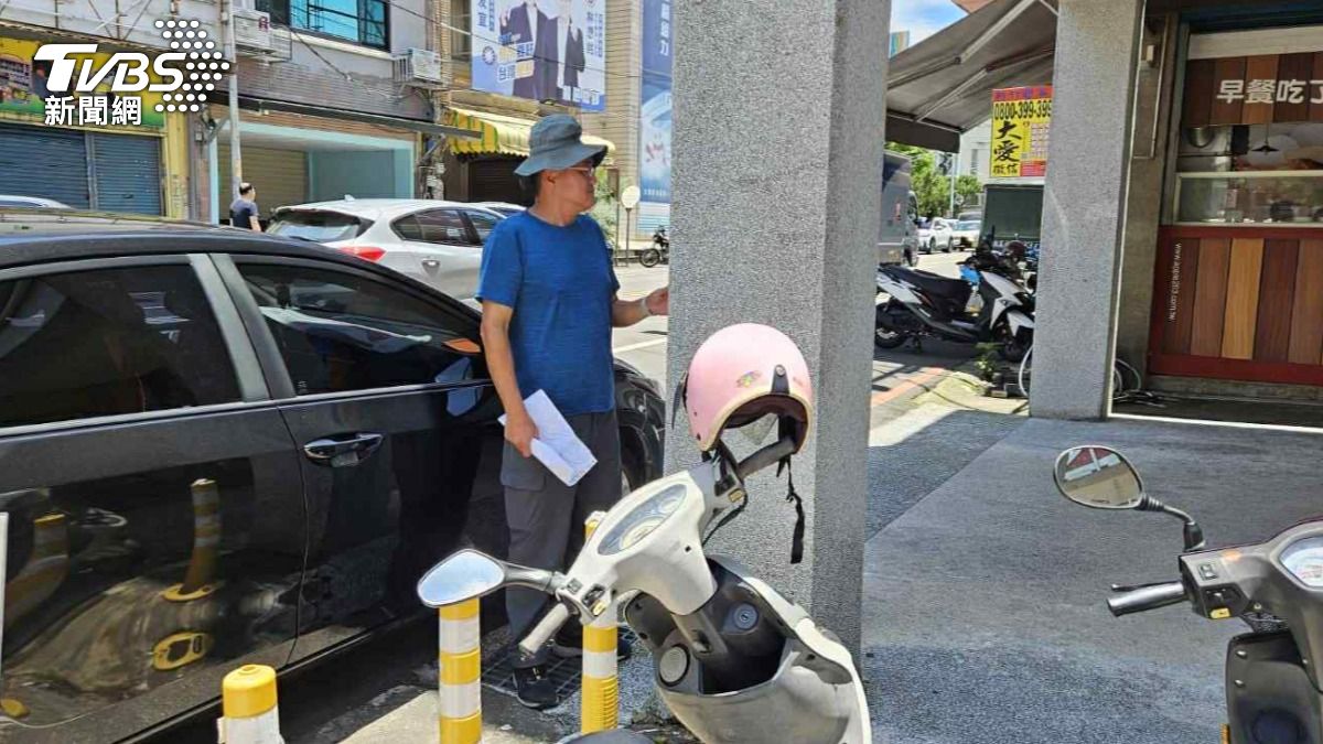 水泥車撞人釀3傷　地政員帶傷堅持工作。（圖／新竹縣政府提供）