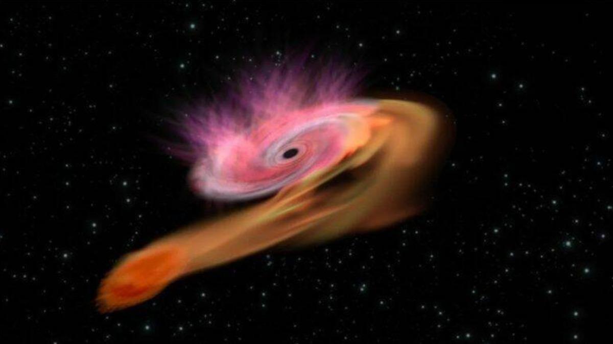 宇宙奇觀!科學家發現首例偏離中心「流浪黑洞」吞噬星星