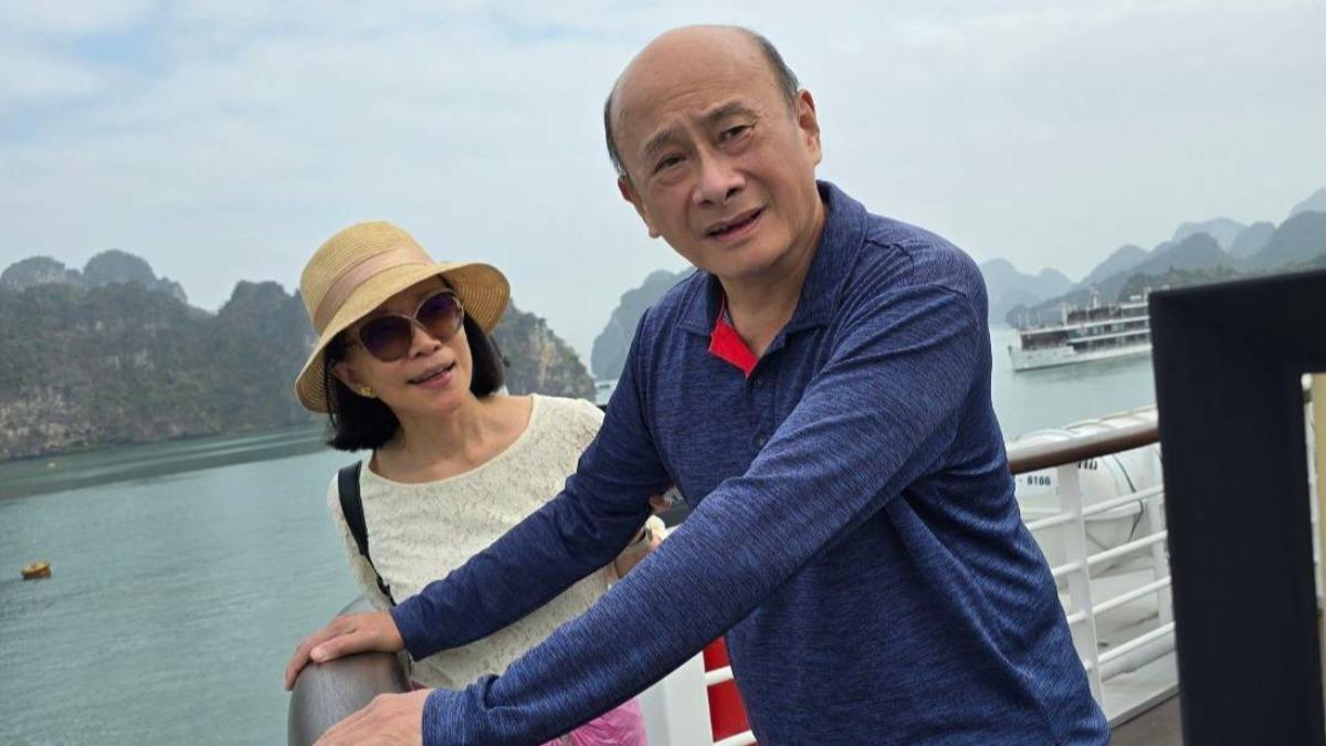 林芳郁罹患失智症後，林靜芸當起他的主要照顧者。（圖／林靜芸醫師提供）