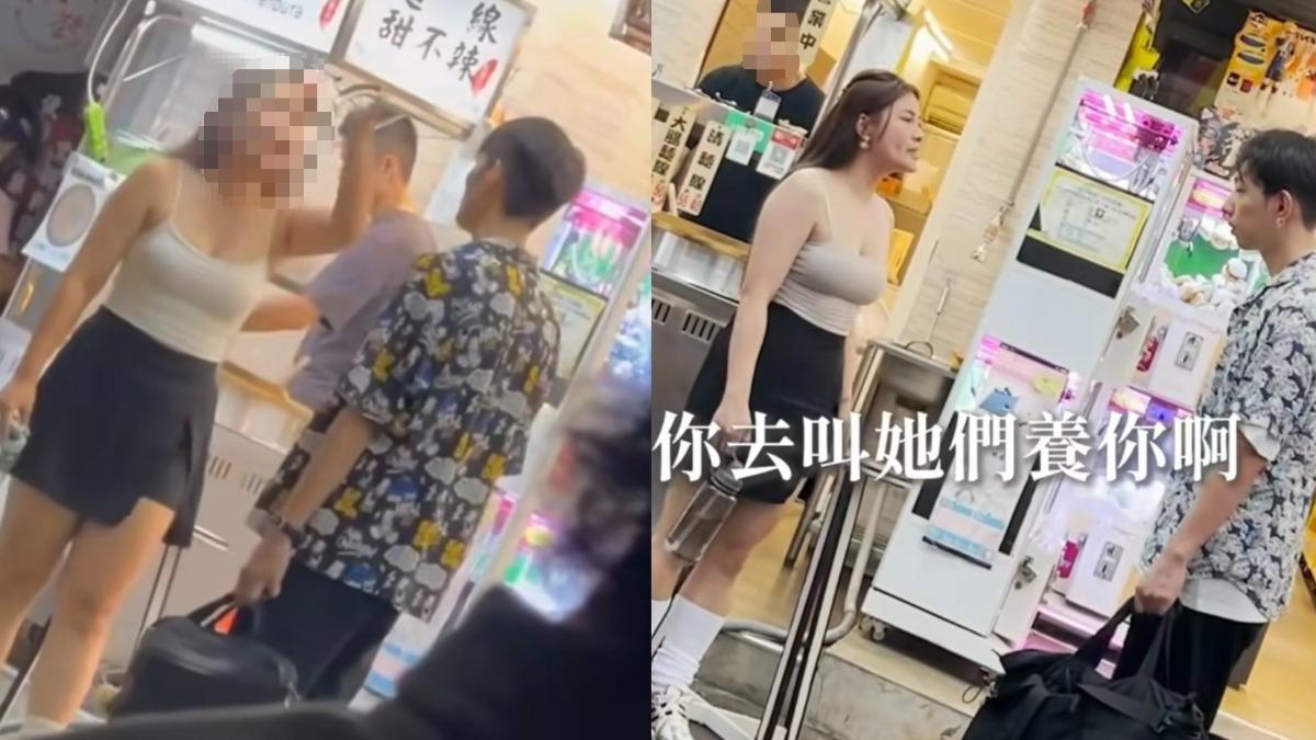 網友在夜市目擊一對情侶吵架，女方被說長的像董仔，本尊也親自拍攝一段Cover影片。（圖／授權7kaizzy_、董仔）