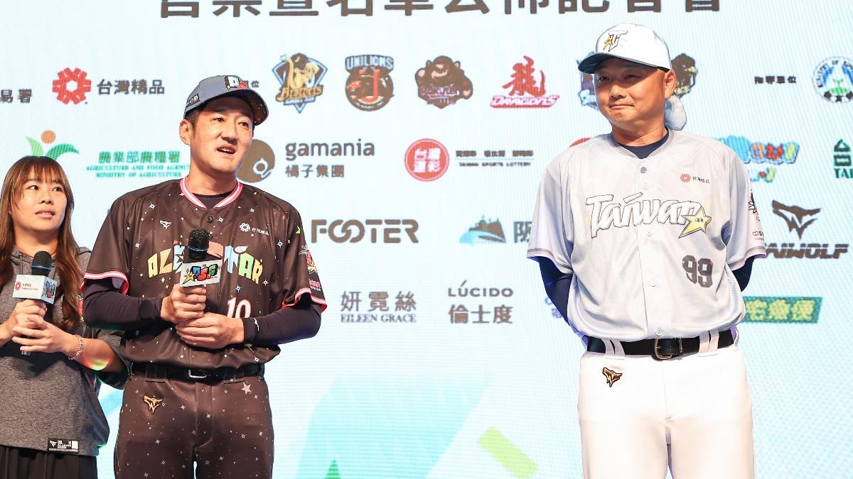 平野惠一和曾豪駒。(圖/中華職棒聯盟提供)