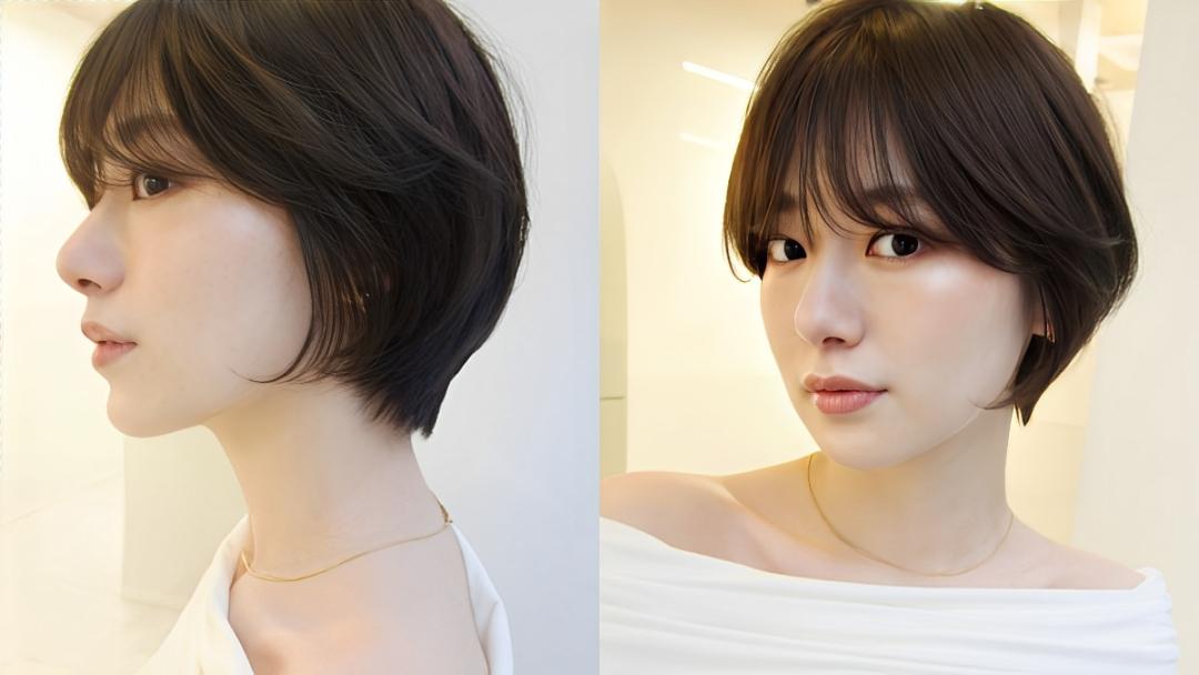 Bebe Cut × 透明瀏海：最經典減齡款。（圖／翻攝自IG@daichi_yoshida_）　