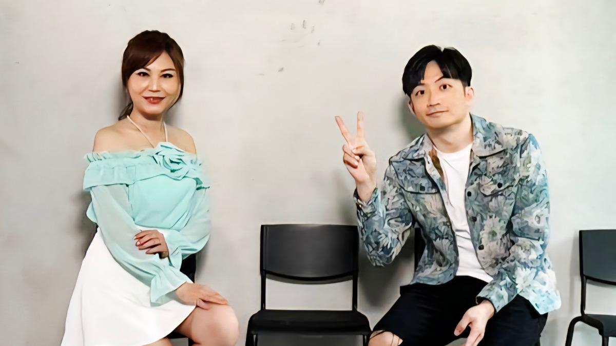 林琇琪和葉諾帆拍MV這天都因腰痛難以行動。(圖/豪記唱片提供)