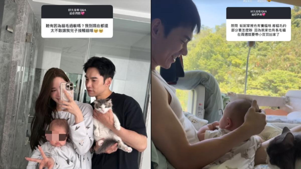 歐陽妮妮開問答跟網友互動,不忘讚老公是神隊友。(圖/翻攝自IG)