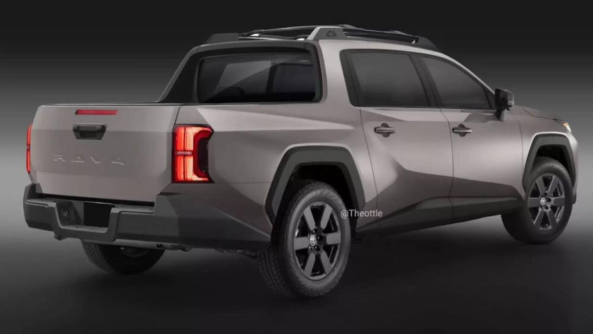 隨著6代RAV4登場後,這款皮卡究竟是要用相同的TNGA-K平台打造?又或者是基於Corolla Cross的TNGA-C平台來開發?(圖/ Theottle預想圖)