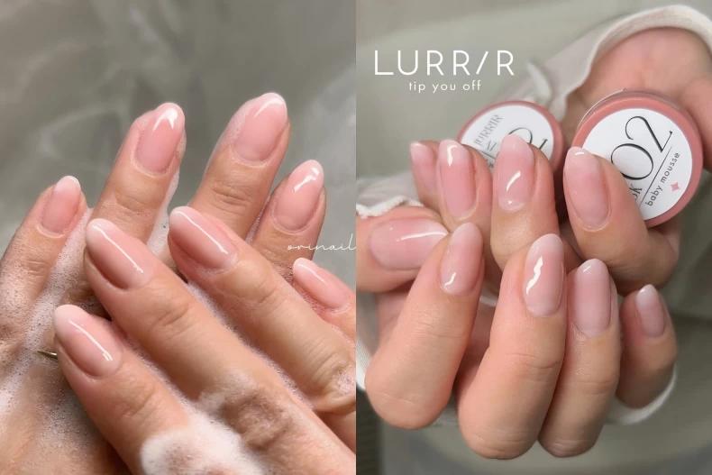 oap Nail美甲,打破以往華麗裝飾風潮,強調乾淨與光澤之美。(圖/翻攝自IG@_ori.nail_)