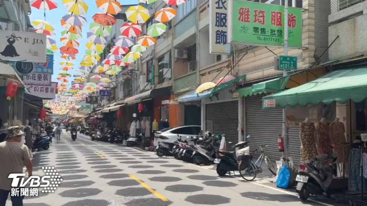 後驛商圈受疫情衝擊,逐漸沒落。(圖/TVBS)