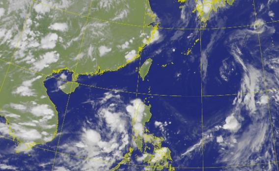 衛星雲圖。(圖/中央氣象署)