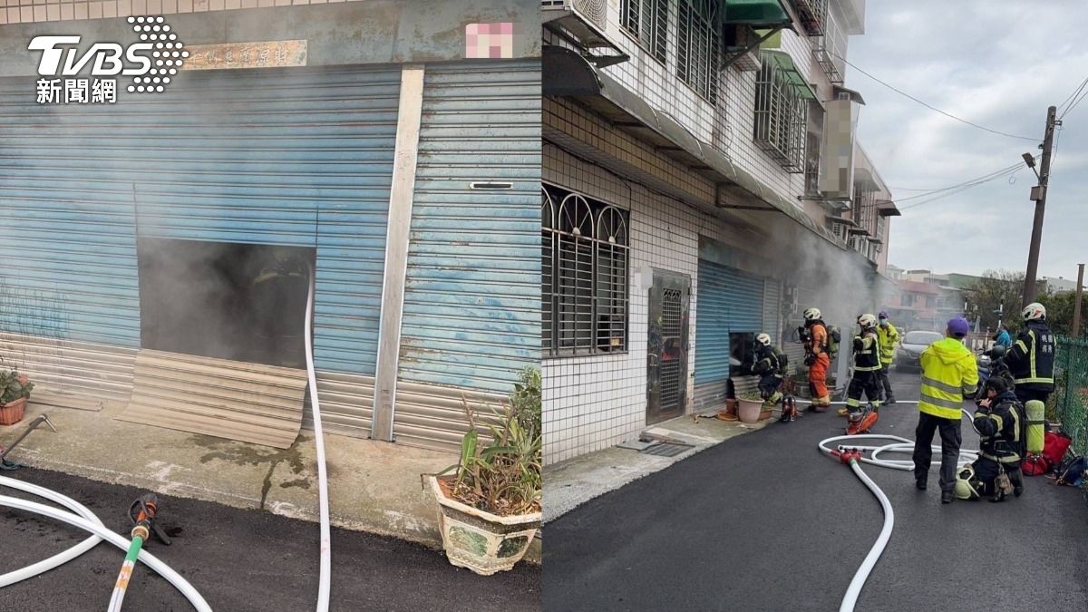 郭男疑似因金錢與母親起衝突，竟失控刺殺母親，還點火毀屍。（圖／TVBS）