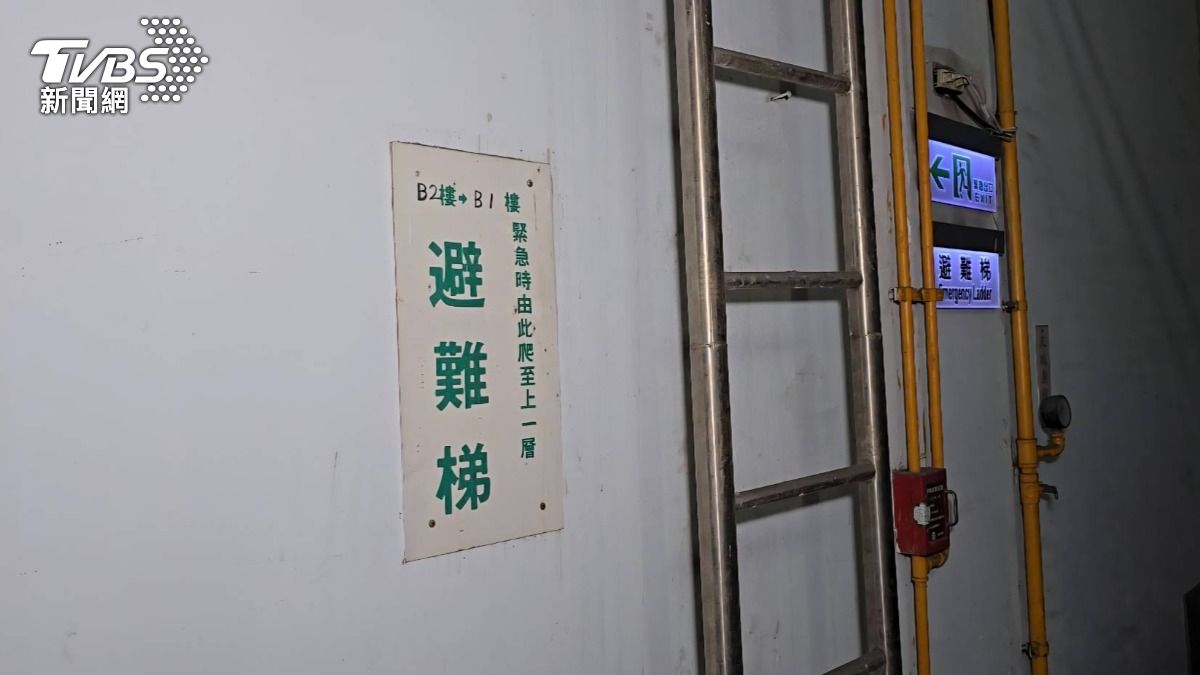 專家指出,防空避難空間的標準規格之一,就是必須具備一個以上的疏散出口。(圖/TVBS)
