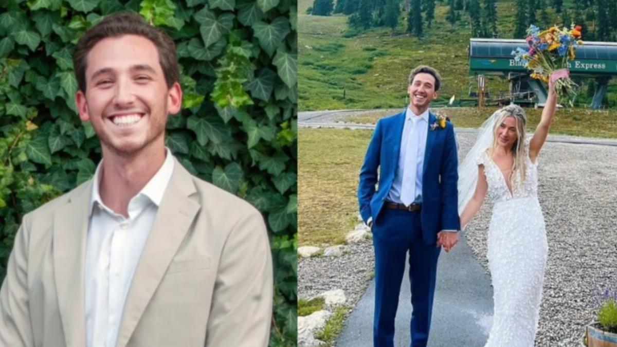 29歲的傑克才剛與妻子新婚不久,就遇上被雷擊中身亡的意外。(組圖/翻攝自 New York Post)