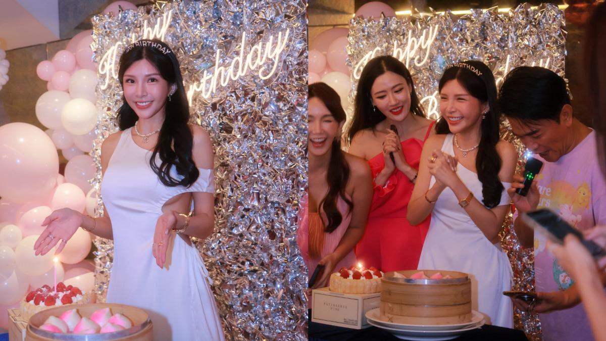 蘇心甯生日趴「掉出半球」!吳宗憲豪氣出手 閨密送黃金加愛馬仕