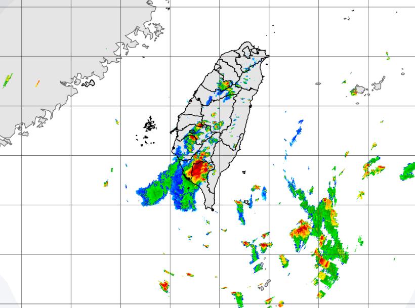 氣象署發布大雷雨即時訊息。(圖/氣象署)
