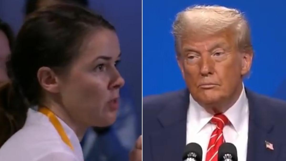 川普變暖男!烏克蘭女記者激動提問 他溫柔回:這肯定很難熬