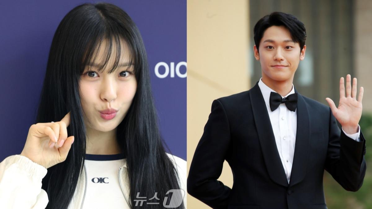 李到晛（右）退伍後的新戲原本要跟高旻示合作。（圖／news1提供）
