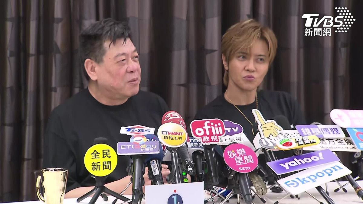 孫德榮與羅志祥兩人受訪幾乎無話不談。(圖/TVBS)