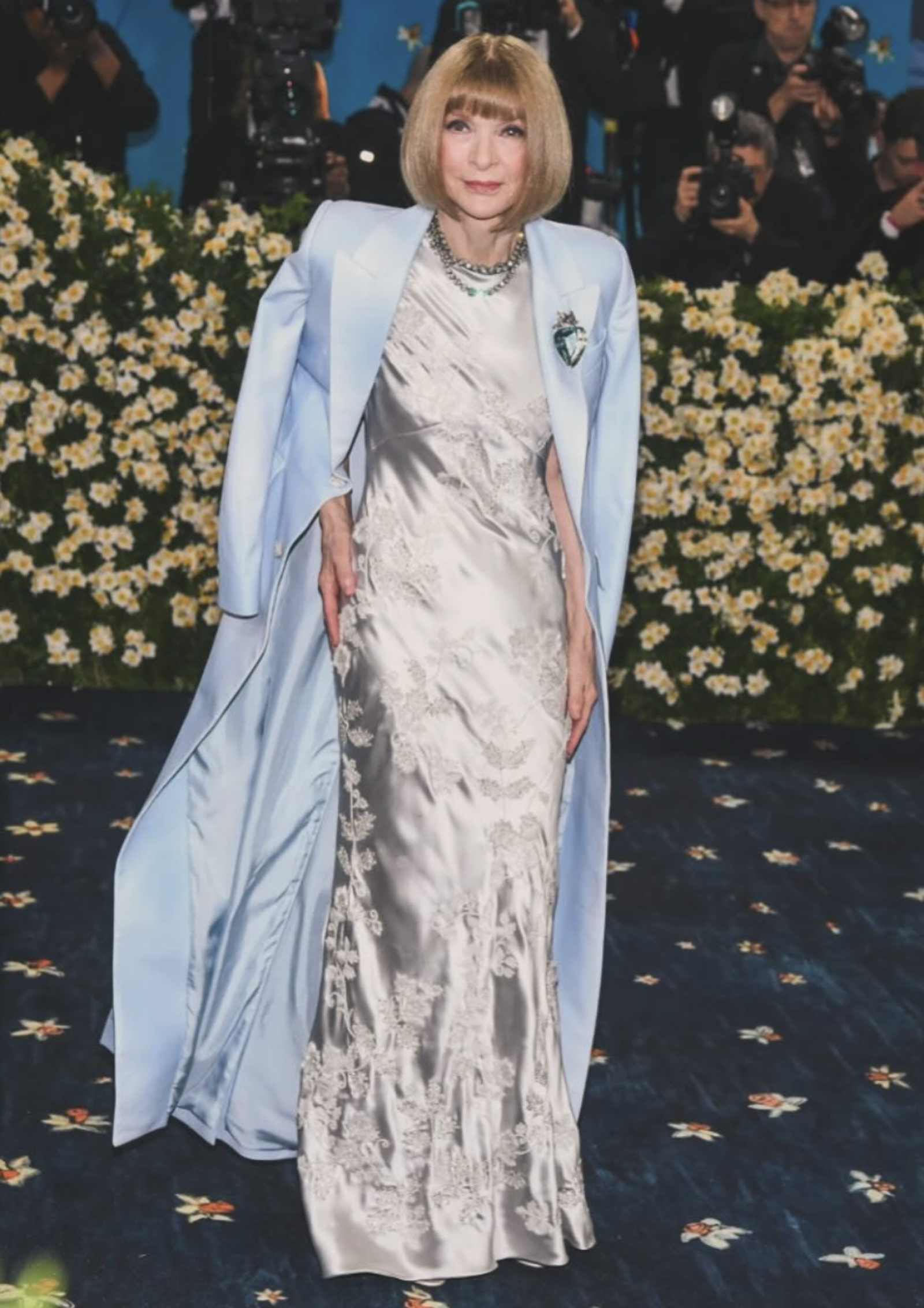 安娜溫圖出席2025年Met Gala。（翻攝theannawintour IG）