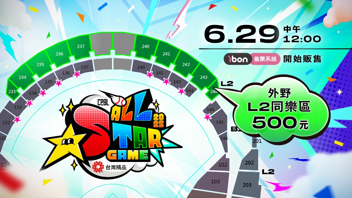 中職／明星賽7萬張門票完售！加開外野L2　搶票時間出爐