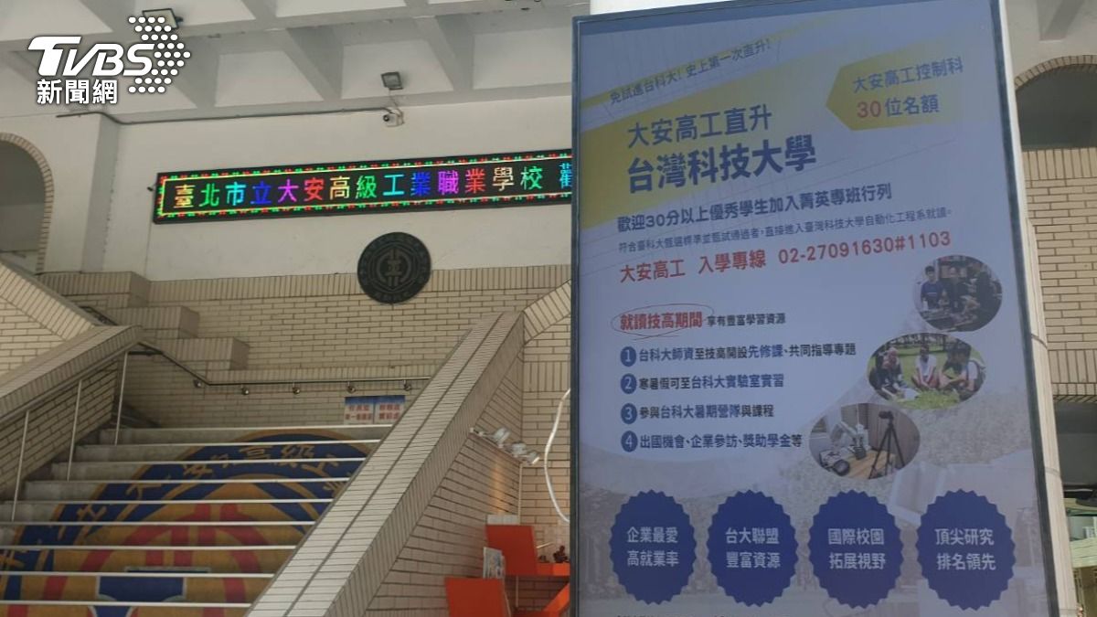 新五專制可直升科大 圖/TVBS