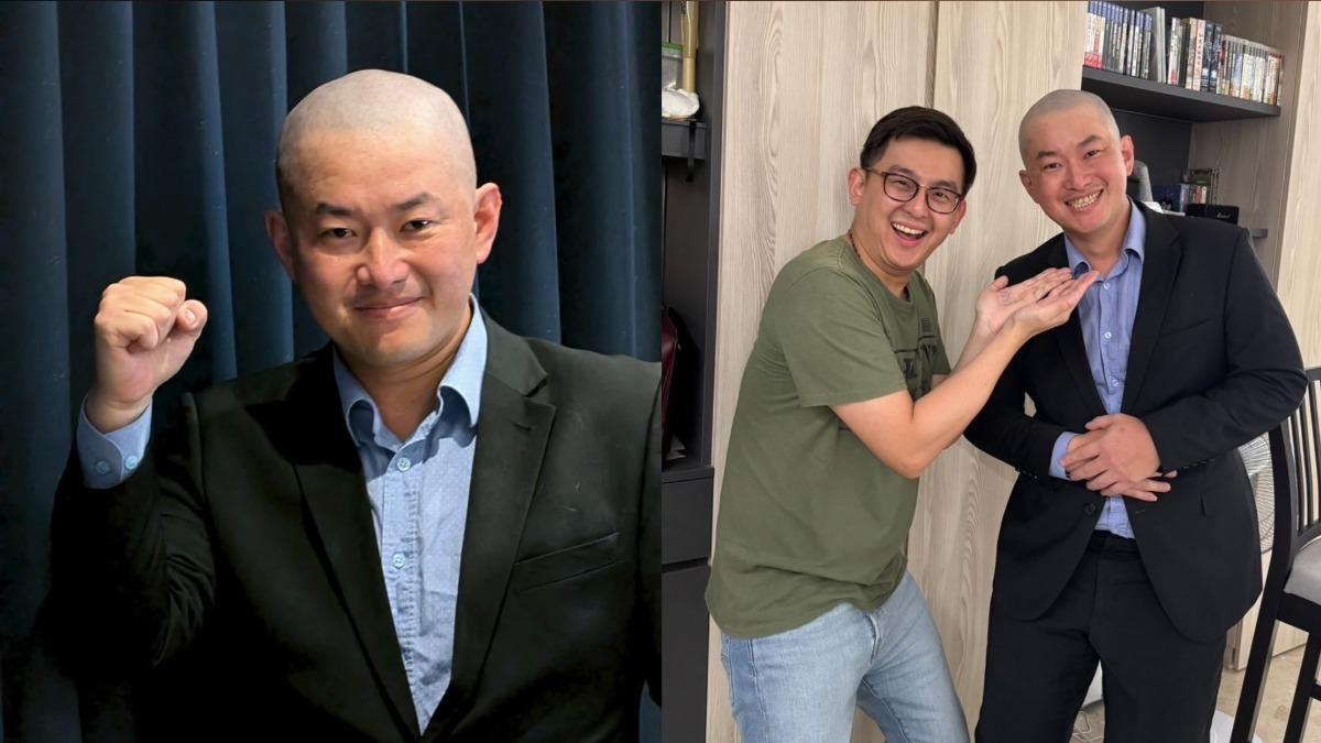 顏寬恒罷免二階送件!陳柏惟說到做到「剃光頭」 新造型曝光