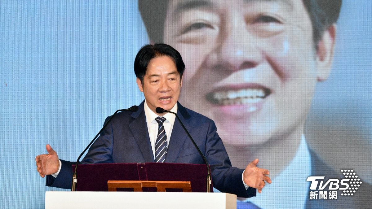 賴清德在全代會公開挺大罷免。(資料圖/胡瑞麒攝)