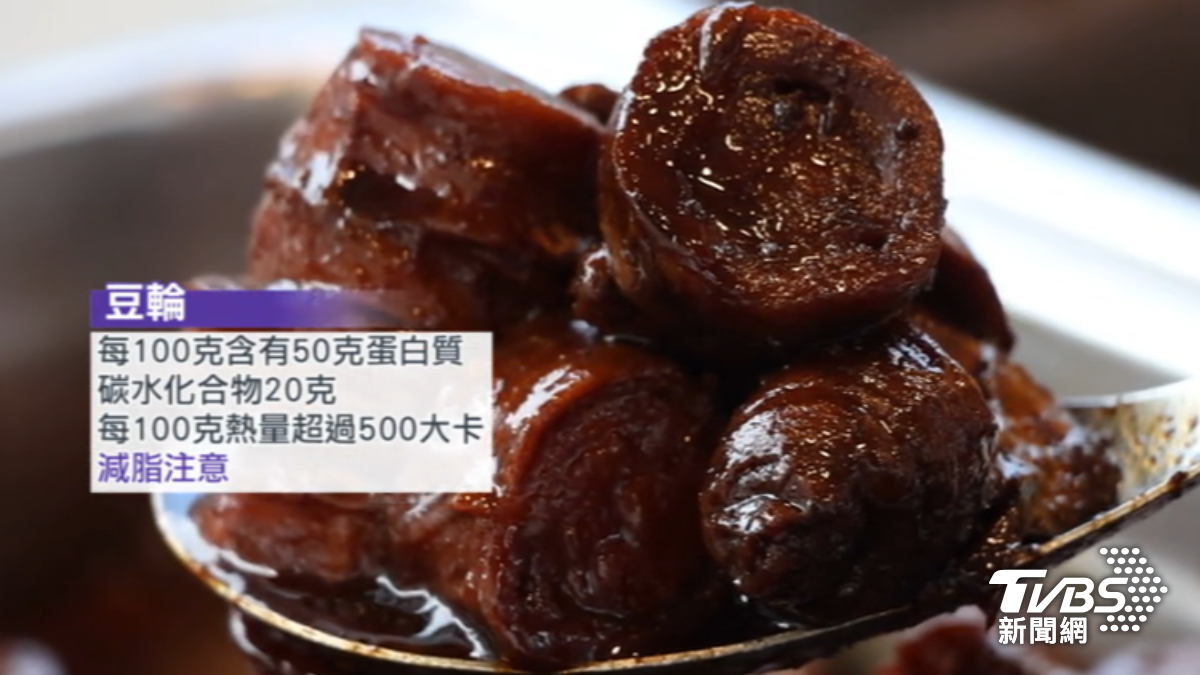 豆輪實際上是由小麥麵筋和大豆沙拉油製成,不是豆製品。(圖/TVBS)
